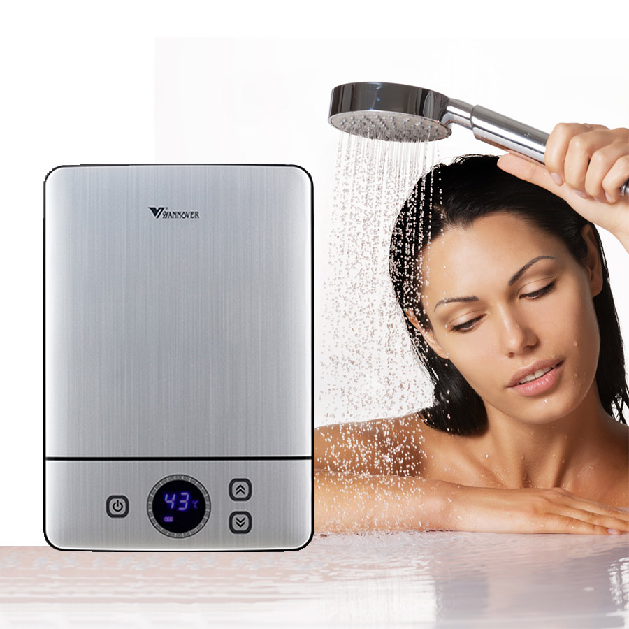 Home Bathroom Geyser - Chauffe-eau électrique instantané sans réservoir à