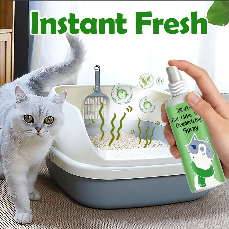 Home Bathroom With Urinal - Spray désodorisant pour litière pour chats