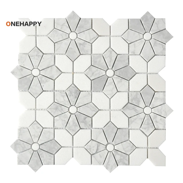Home Bathroom Tiles Design - Carrelage en marbre mosaïque pour cuisine
