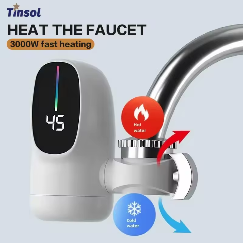 Home Bathroom Water Heater - Robinet Chauffant Électrique 110V à Chauffage