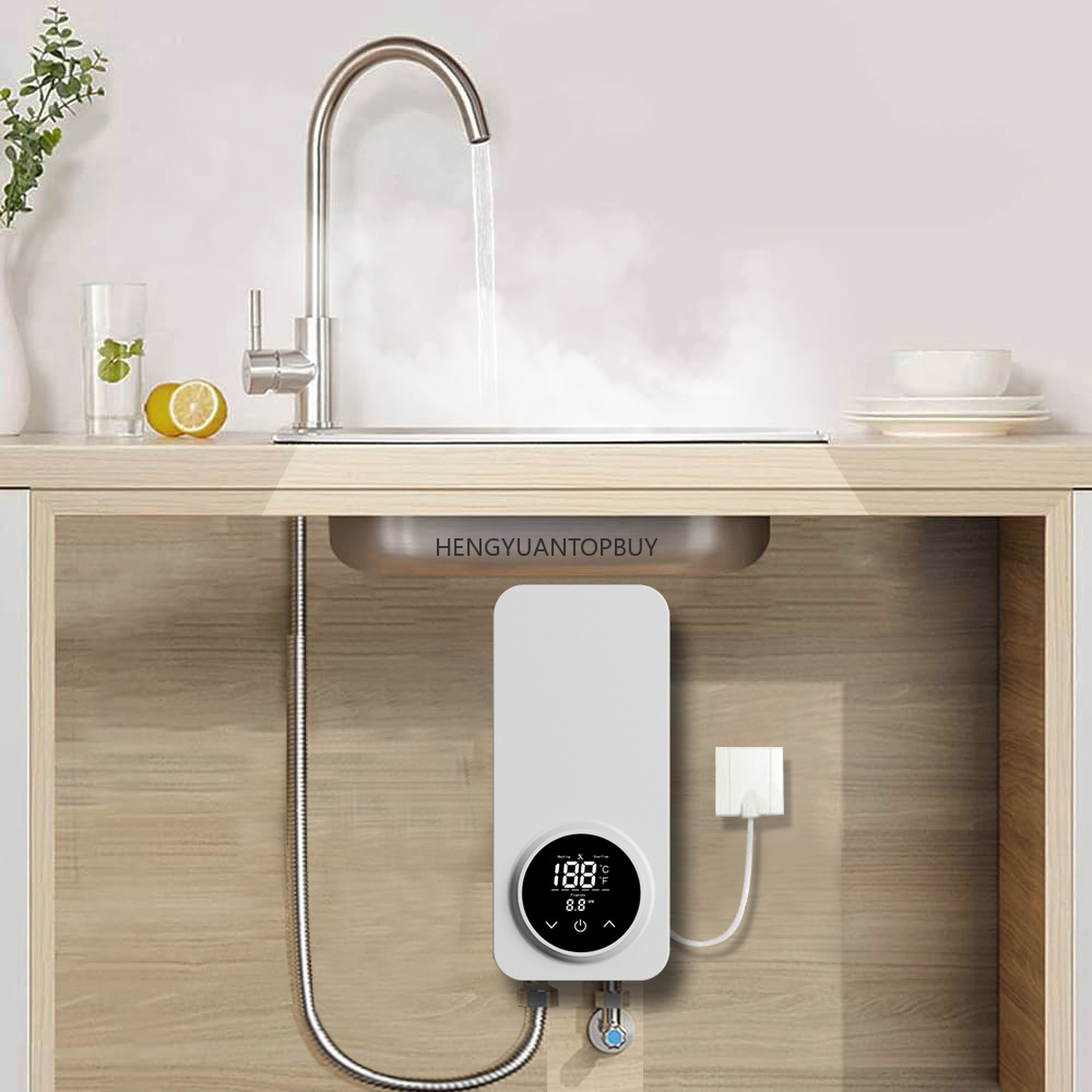 Home Bathroom Geyser - Mini chauffe-eau électrique instantané sans réservoir