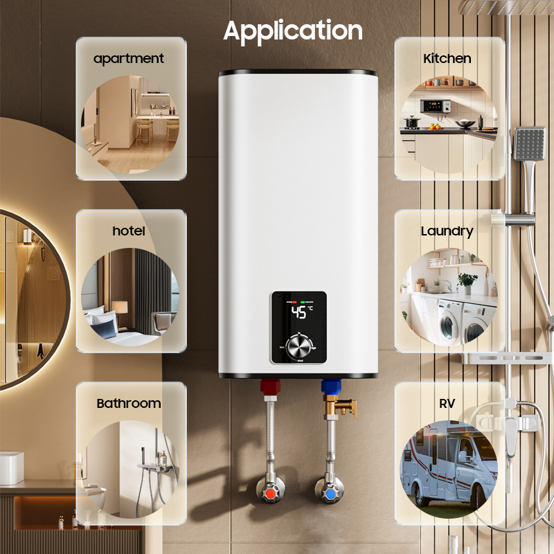 Home Bathroom Geyser - Chauffe-eau électrique mural vertical 10L 20L