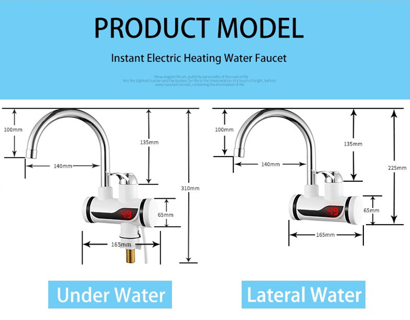 3000W prise ue chauffe-eau éle - Home Bathroom Water Heater avis et prix