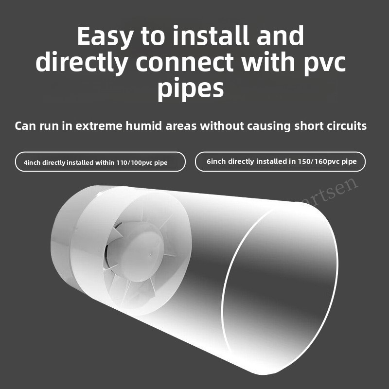 Ventilateur de conduit en lign - Home Bathroom Vent avis et prix