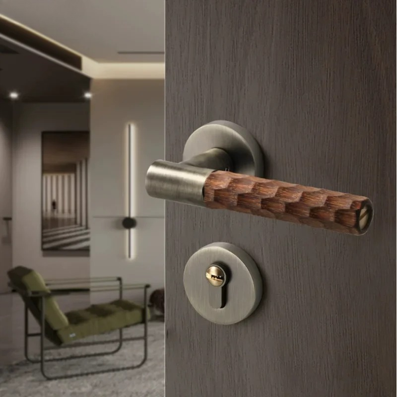 Poignée de porte en bois, serr - Home Hardware Bathroom Accessories avis et prix