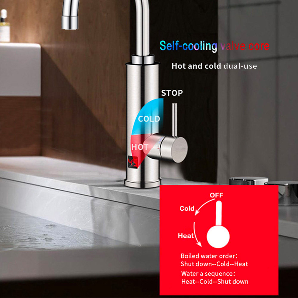 3000W chauffe-eau électrique s - Home Bathroom Water Heater avis et prix