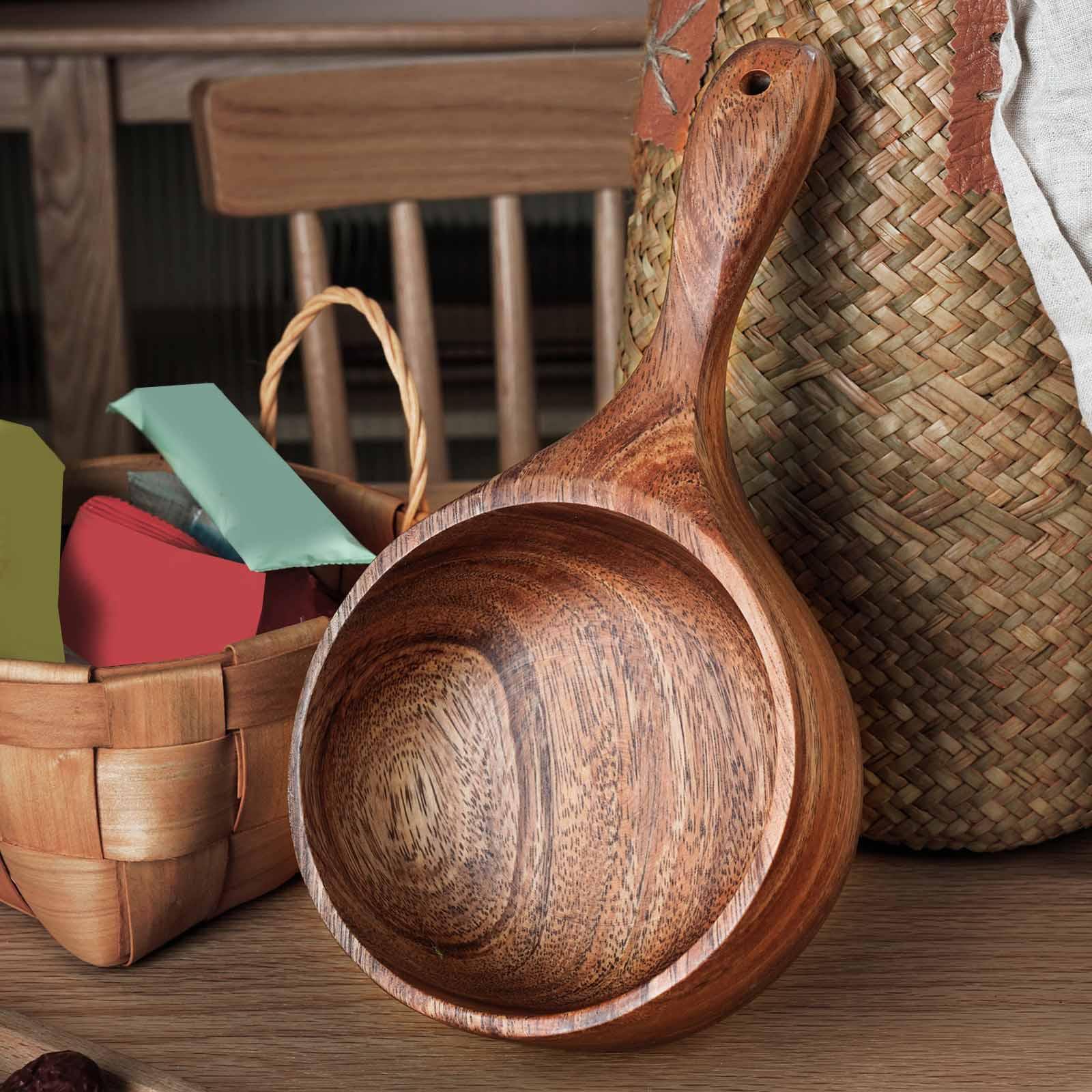 Louche de sauna en bois, cuill - Home Bathroom With Sauna avis et prix