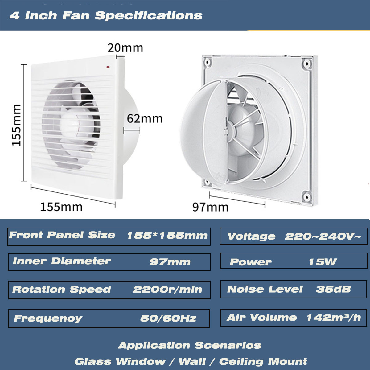 Ventilateur d'extraction silen - Home Bathroom Vent avis et prix