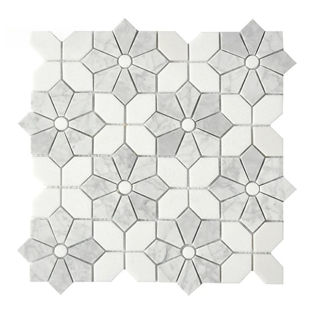 Carreaux de mosaïque en marbre - Home Bathroom Tiles Design avis et prix