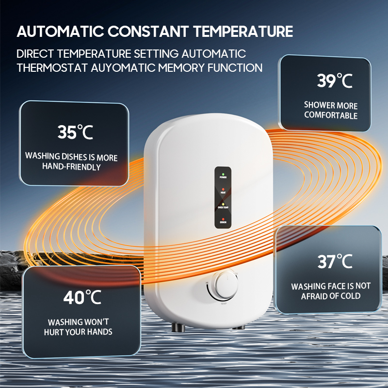 Chauffe-eau électrique instant - Home Bathroom Geyser avis et prix